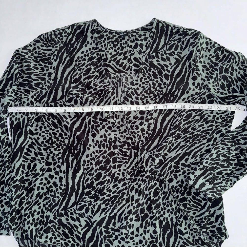 Rails Hillary Emerald Mixed Animal Print Xl Grayi… - image 4